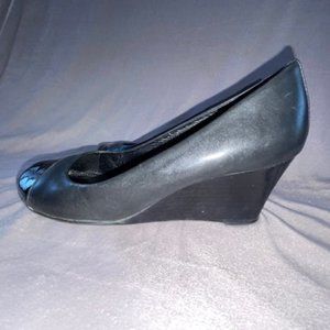 Tory Burch Black Wedges